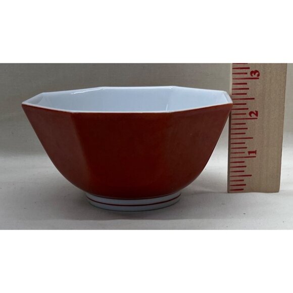 5 Fitz & Floyd Rondelet Terra Cotta Octagonal Vegetable Fruit Bowls - Picture 9 of 9